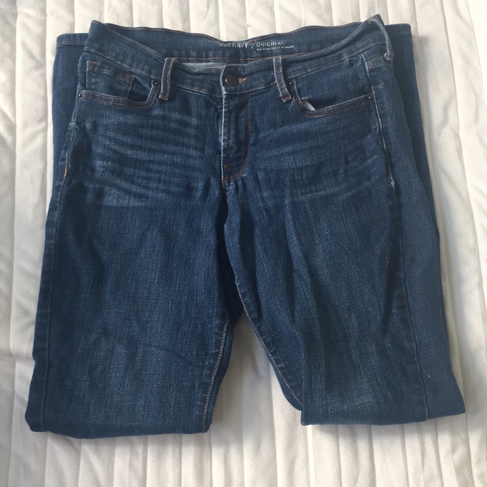 Old Navy Women’s Mid Rise Blue Jeans